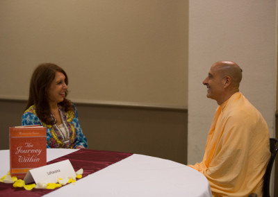 Radhanath Swami and Marci Shimoff speak about finding everlasting happiness